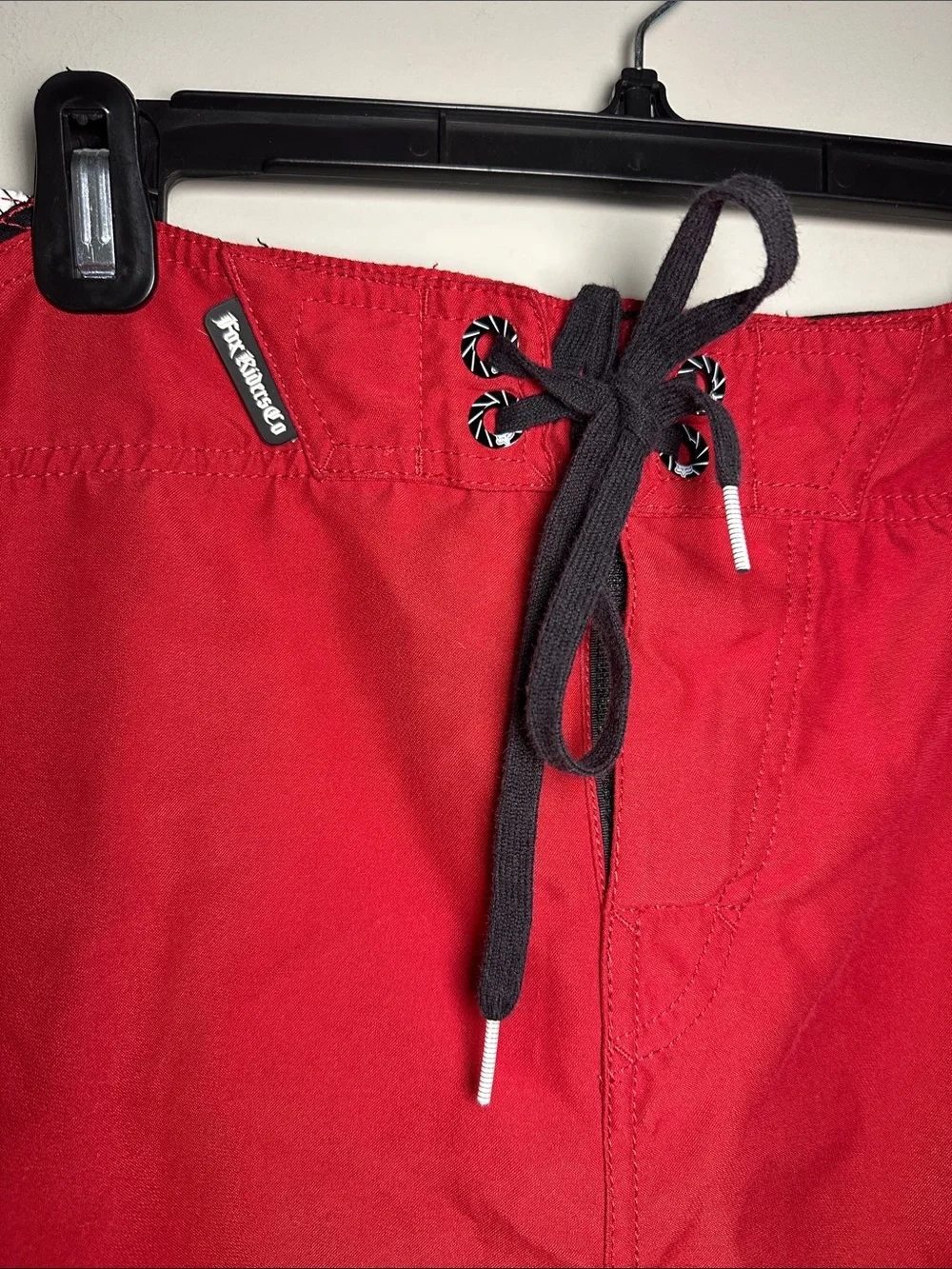 Fox Racing Red and Black size 32 Men's Swim Board Shorts